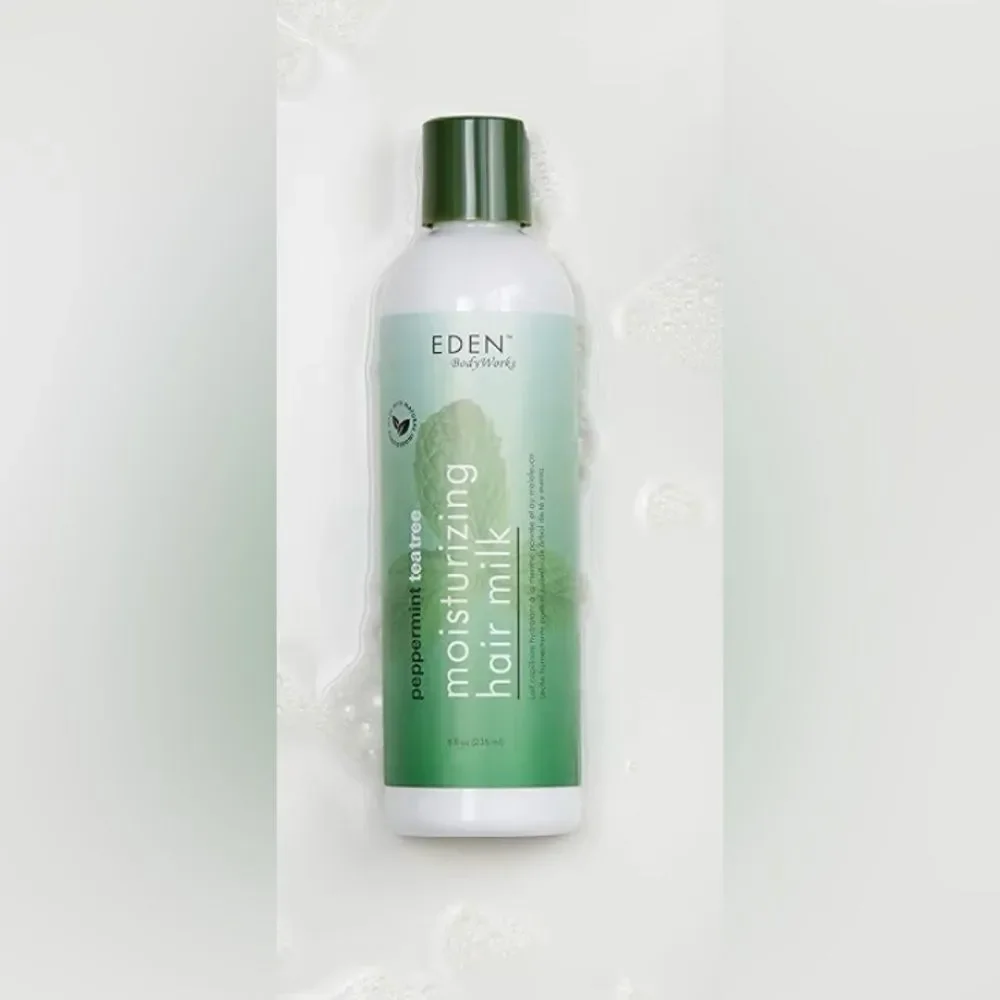 💥 EDEN BodyWorks Peppermint Tea Tree Hair Milk | 8 oz | Moisturize, Nourish, 💥